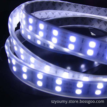Double Row Tube LED Strip Light Flexible, White 5M 5050 120LED/m
